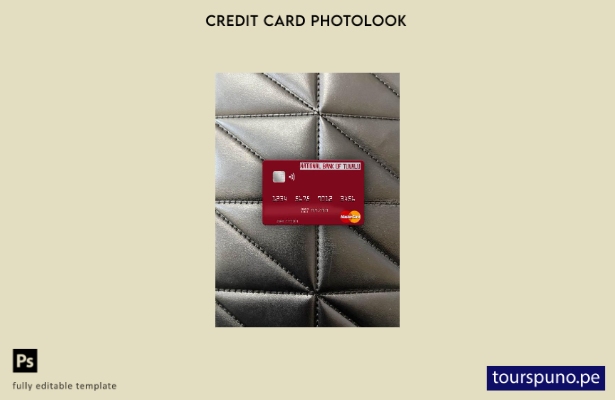 listo para imprimir plantilla frontal de aspecto fotográfico mastercard del B 29